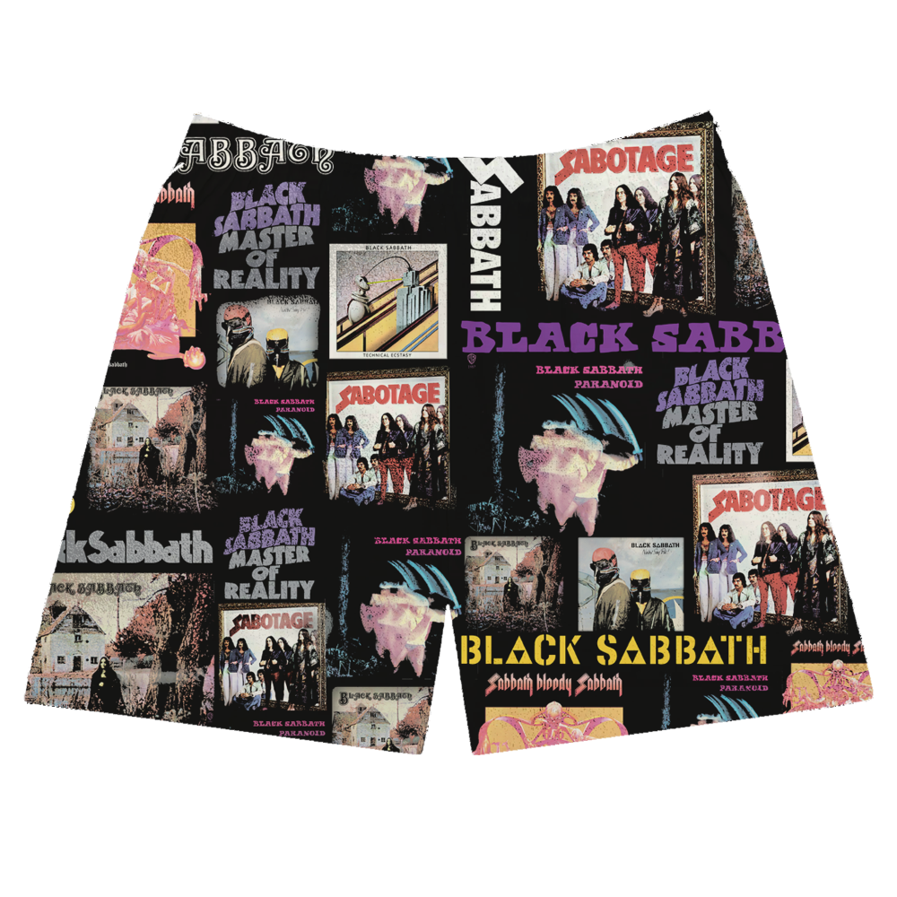 Allover Swim Trunks - Black Sabbath Official Store Allover Swim Trunks - Black Sabbath Official Store