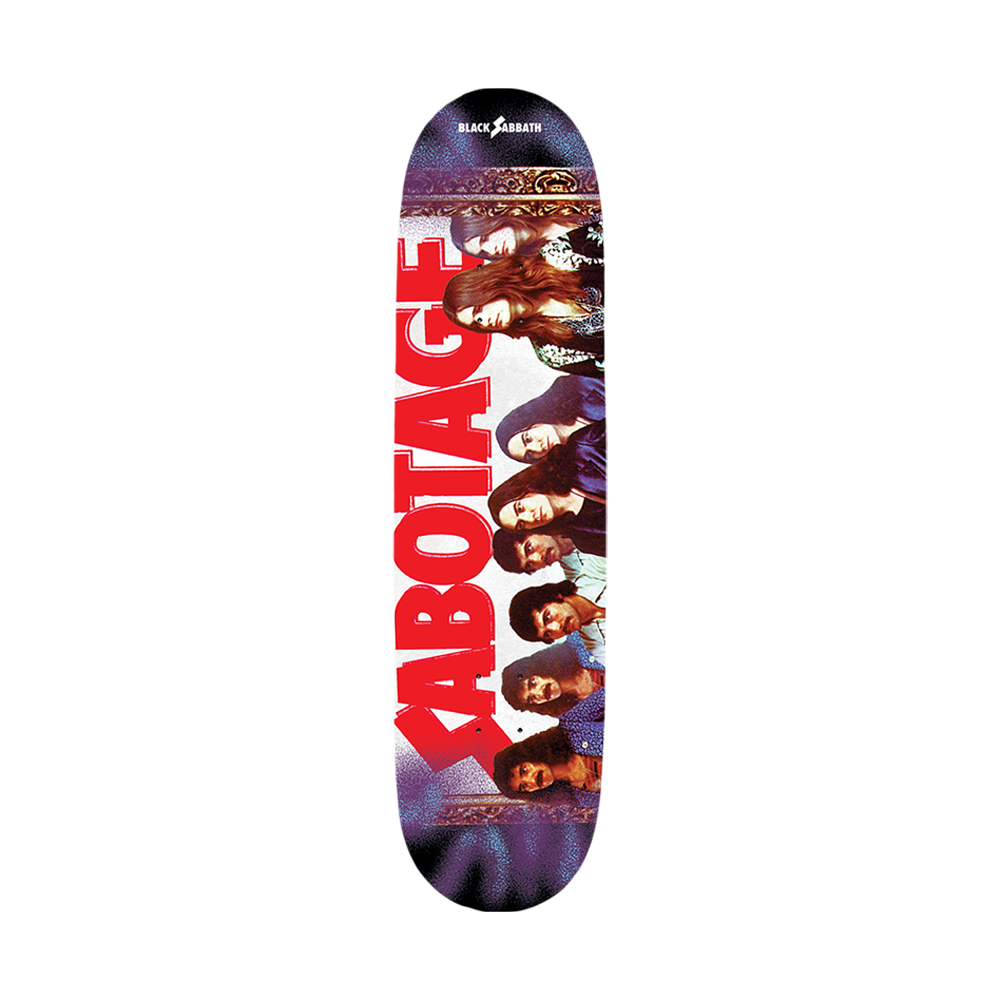 Sabotage Skate Deck Front