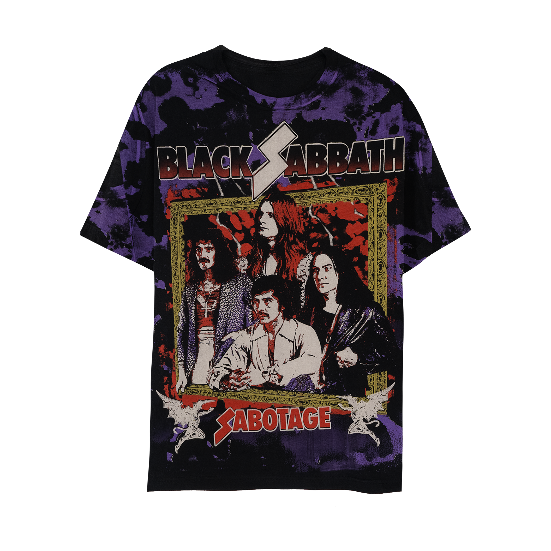 Sabotage Allover Print T-Shirt - Black Sabbath Official Store
