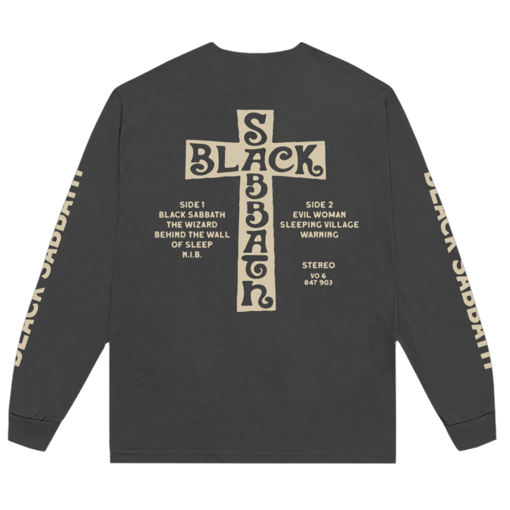 Self Titled Track List Long Sleeve Back