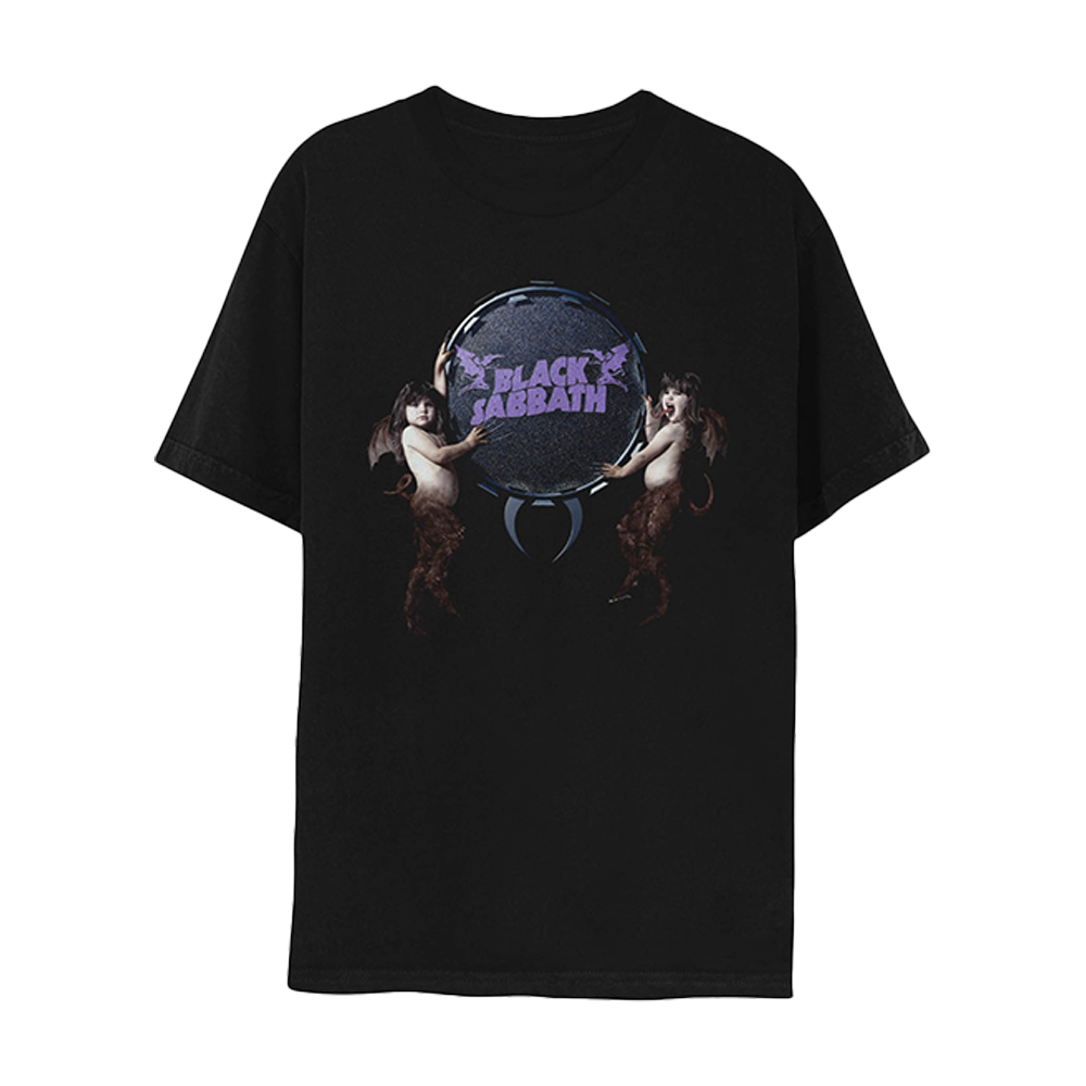 Black sabbath t shirt purple hotsell