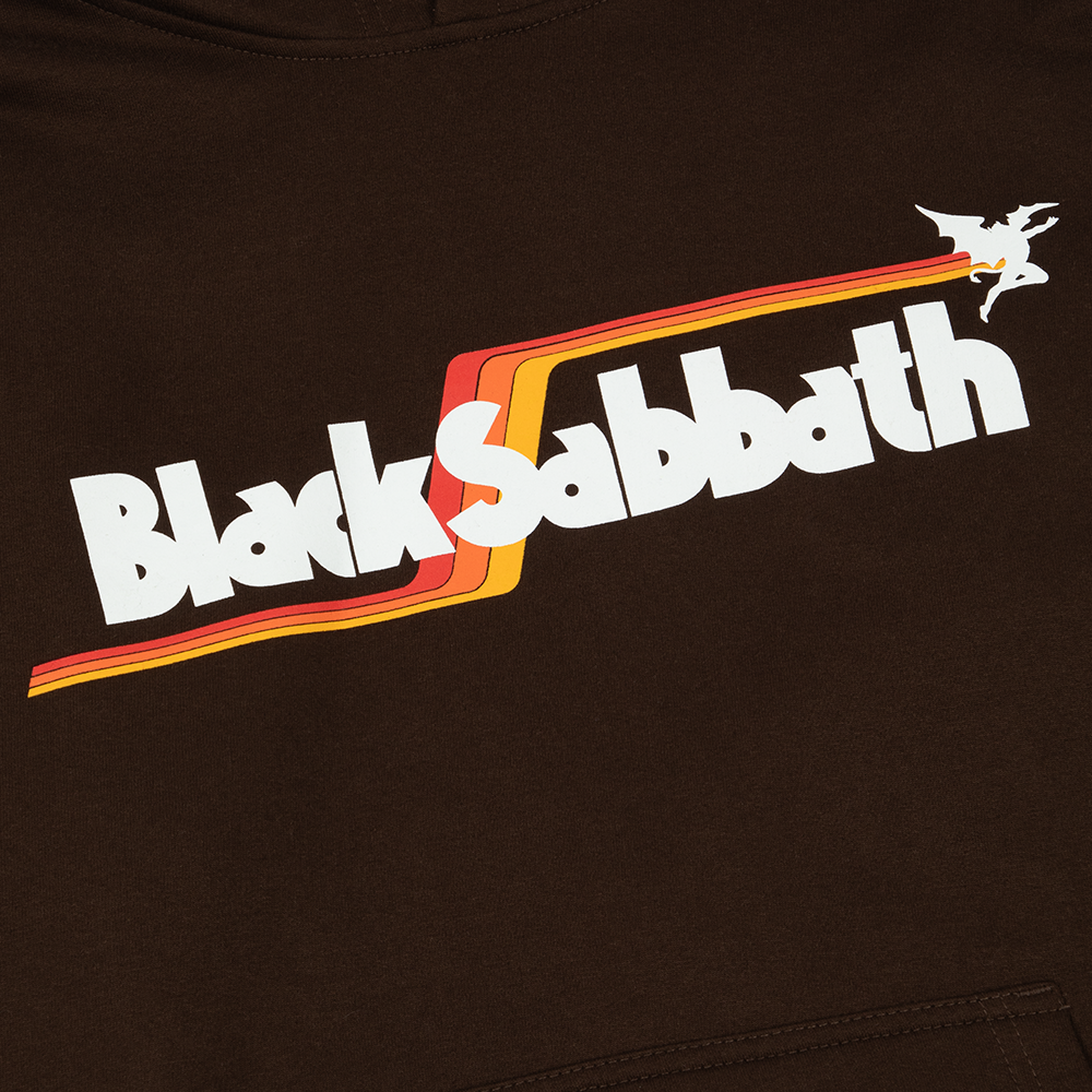 Logo Brown Hoodie Detail