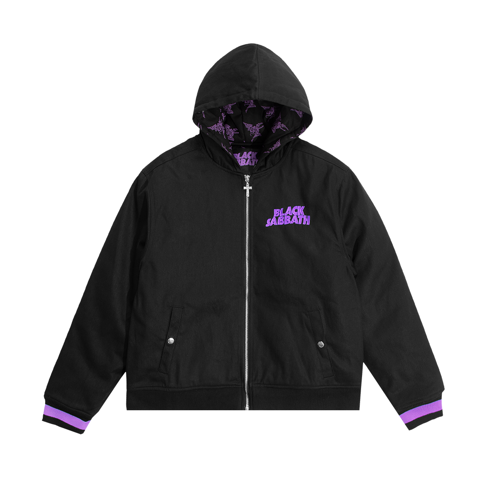 Black sabbath zip hoodie best sale