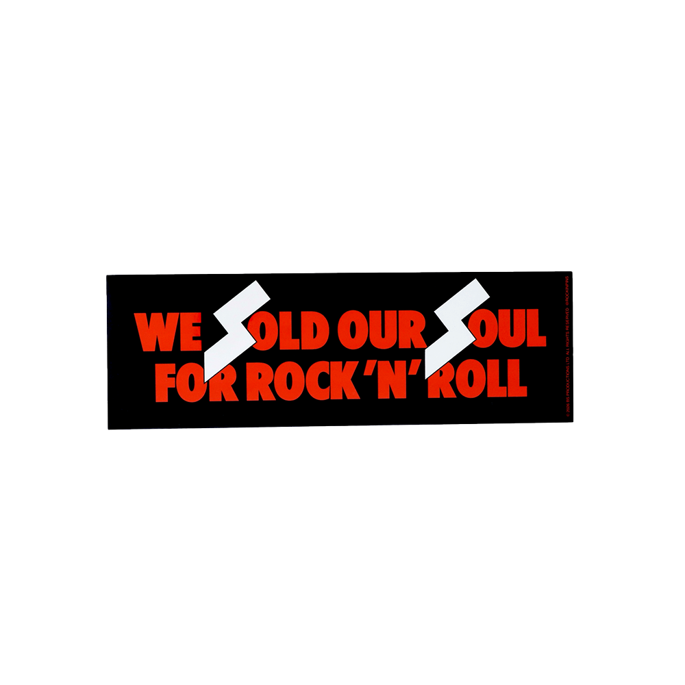 We Sold Our Soul Bumper Sticker - Black Sabbath Official Store