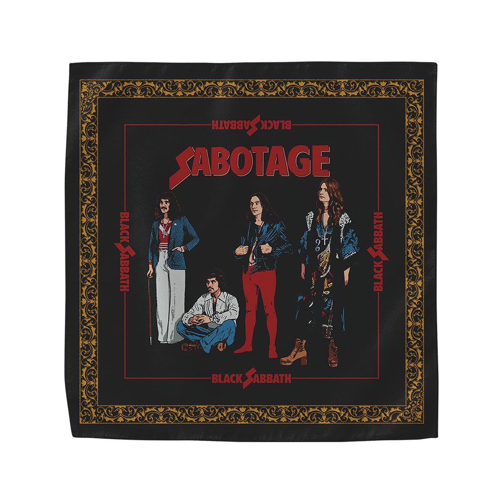 Sabotage Bandana - Black Sabbath Official Store Sabotage Bandana - Black Sabbath Official Store