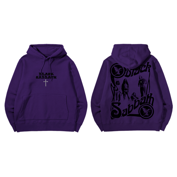 Black and purple hoodie hotsell
