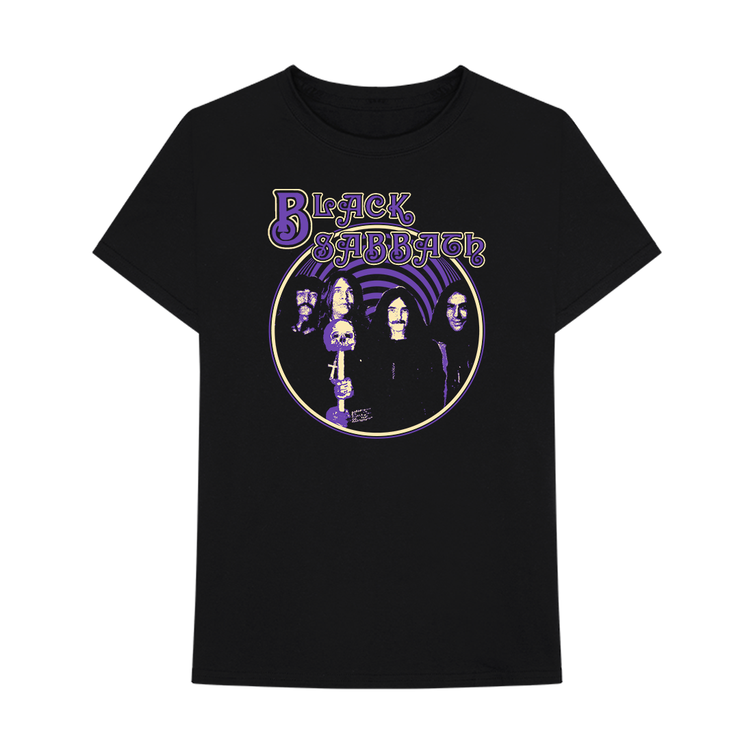 50th Anniversary Skull Photo T Shirt Black Sabbath Official Store