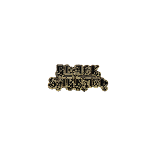 Black Sabbath Logo Enamel Pin