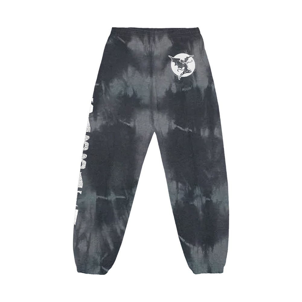 Black Sabbath Tie Dye Joggers Front
