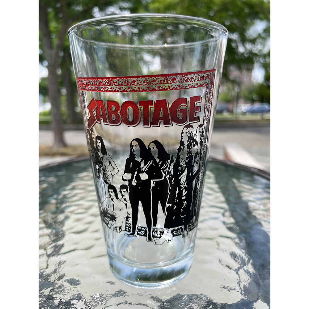 Limited Numbered Collectible Sabotage Pint Glass