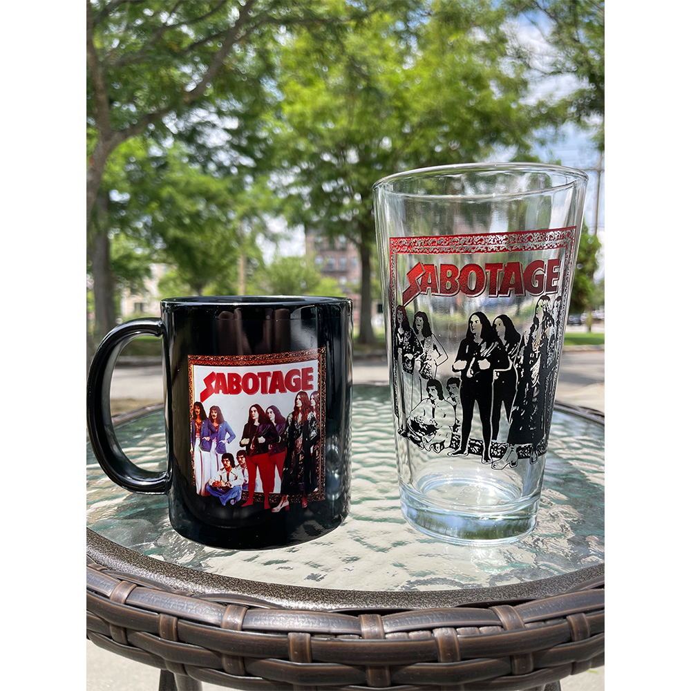 Limited Numbered Collectible Sabotage Pint Glass & Mug