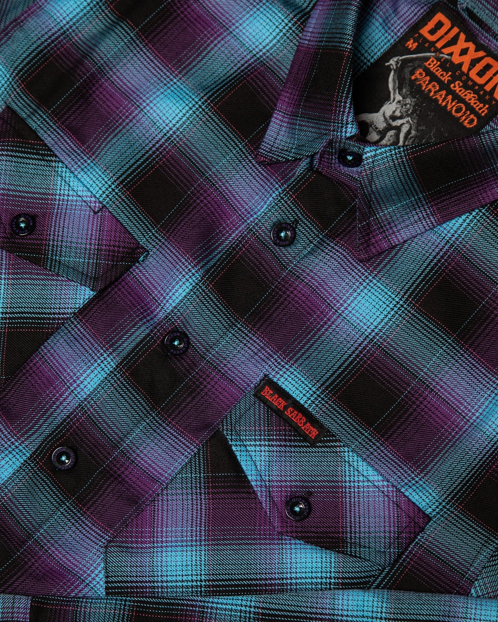 Paranoid Dixxon Flannel Details