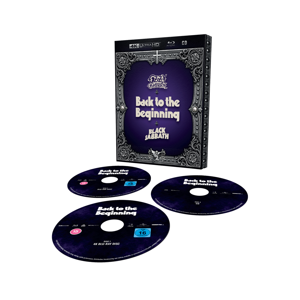Ozzy & Black Sabbath: Back to the Beginning Blu Ray & CD