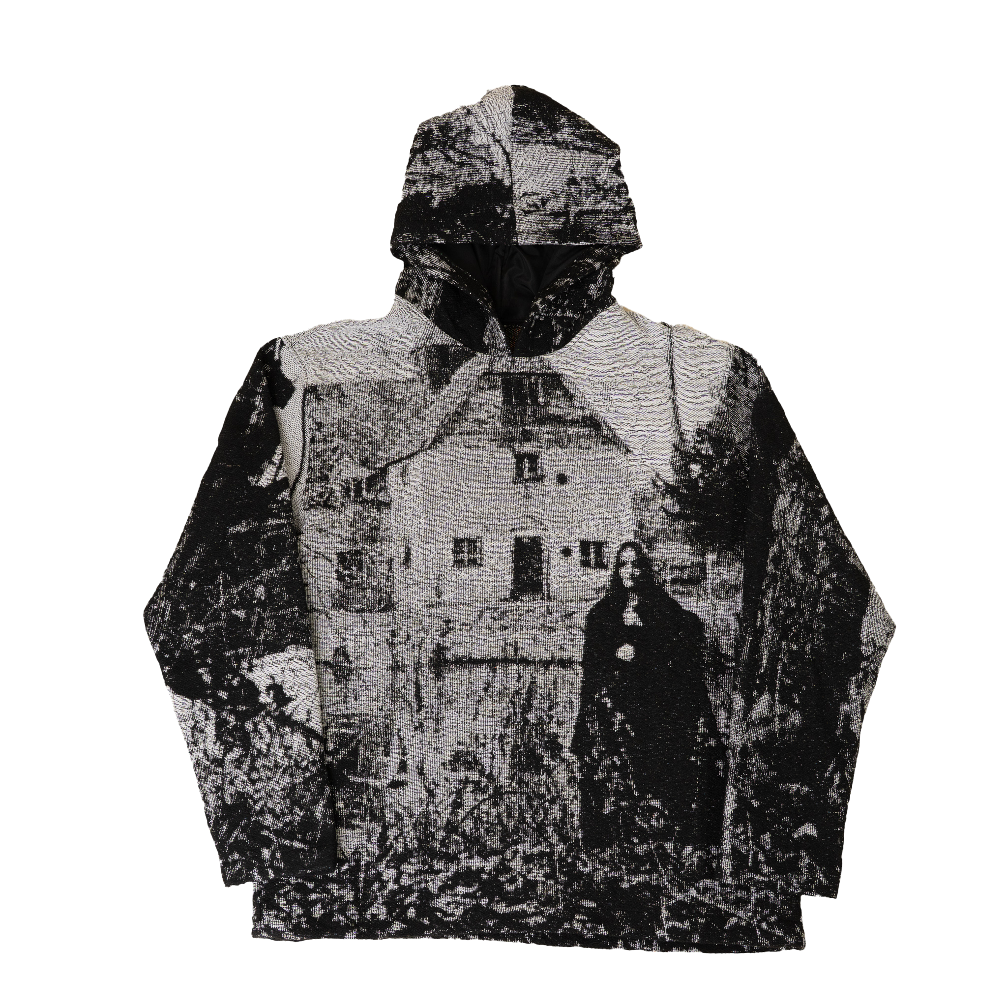 Self-Titled Woven Hoodie Front