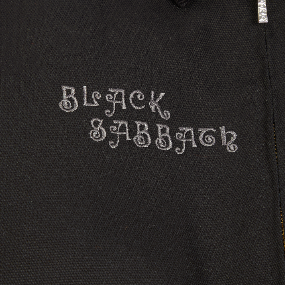 Self-Titled Heavy Black Work Jacket Detail