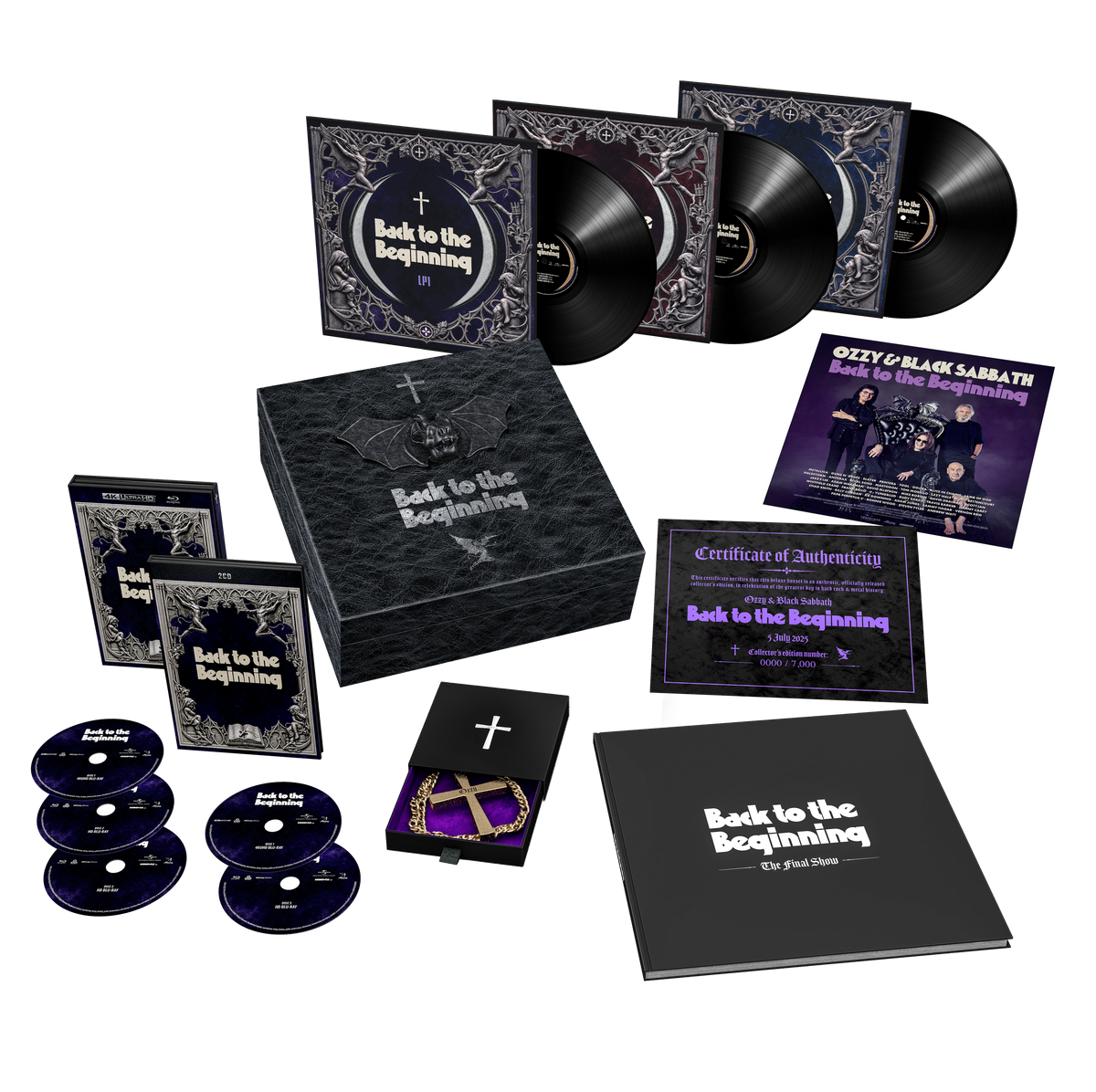 Ozzy Osbourne & Black Sabbath: Back to the Beginning Deluxe Box Set expanded