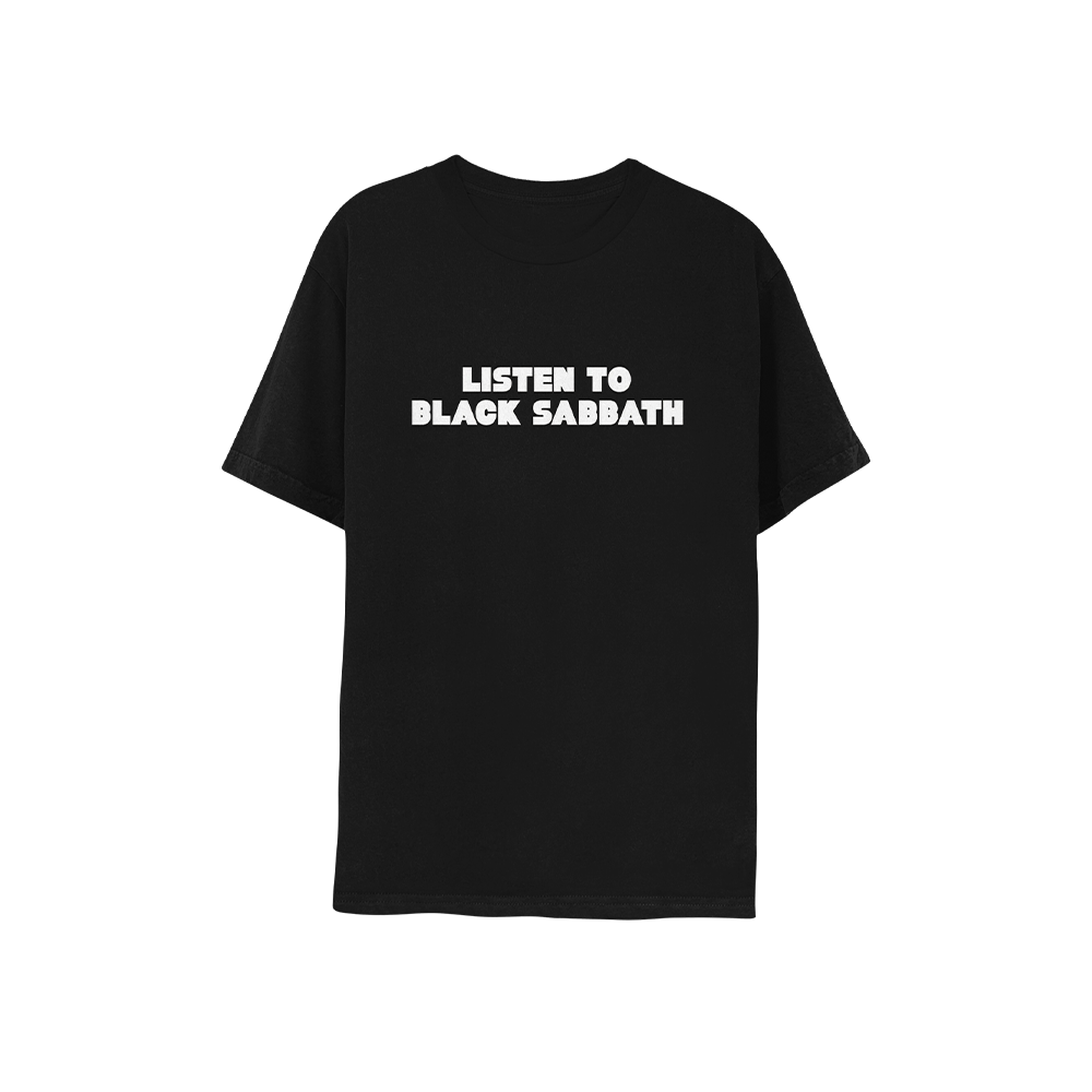 Black Sabbath Official Band Logo T-Shirt - Vintage Distressed Print, Men's Size M