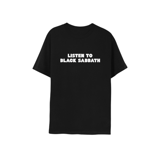 T-shirt Black Sabbath Never Say Die, Logo Ufficiale, Effetto Distressed, Unisex In Cotone, Nera, Taglie S-XXL