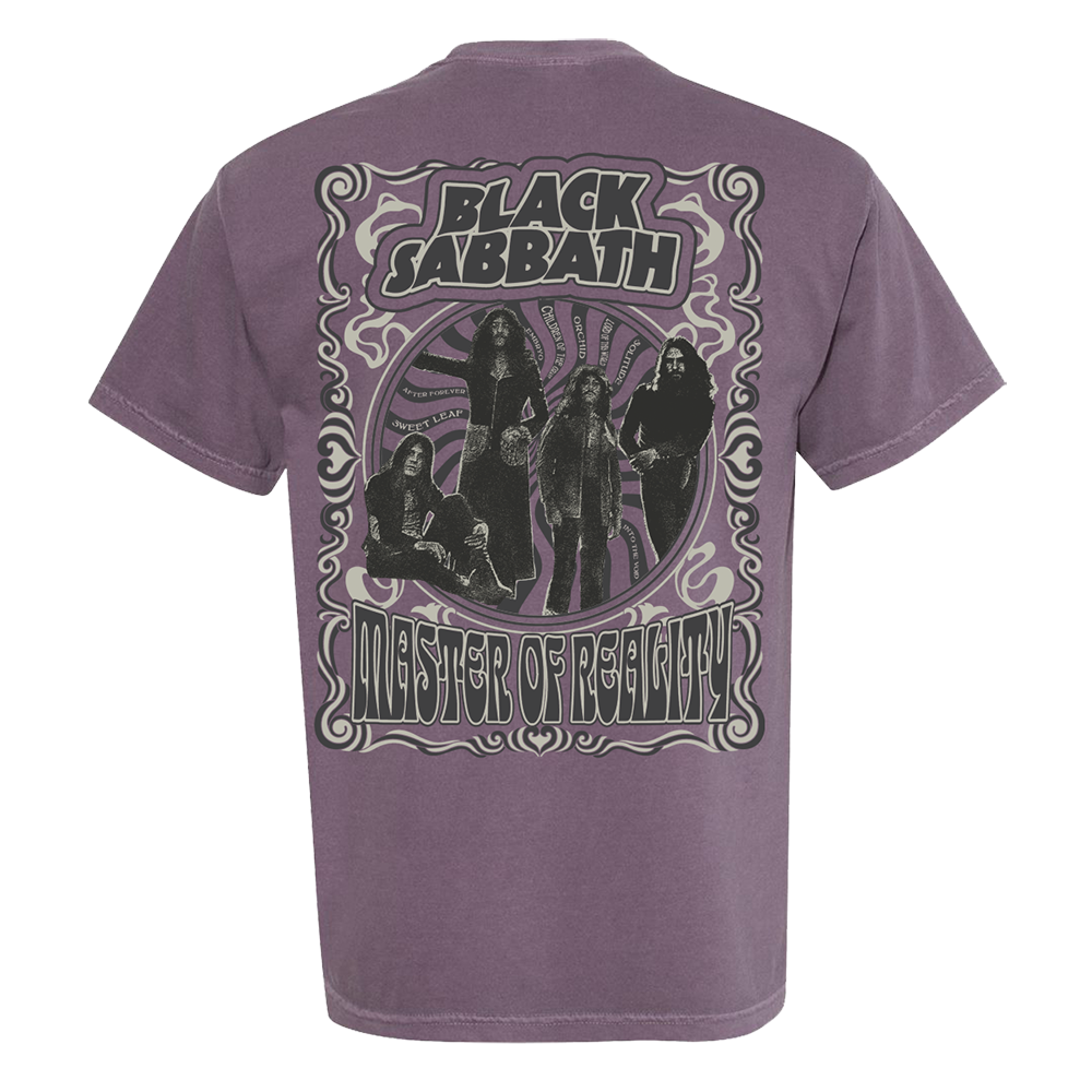 Master of Reality Purple T-Shirt Back