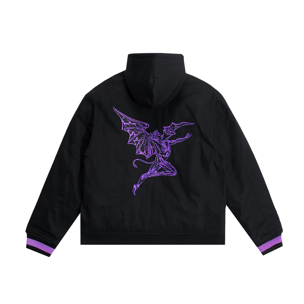 Black Sabbath Purple Hoodie Back Black Sabbath Back To The