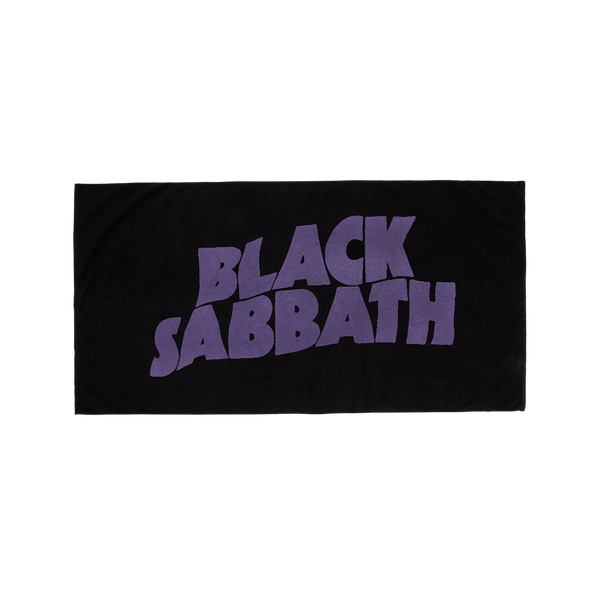 Logo Beach Towel Black Sabbath Official Store