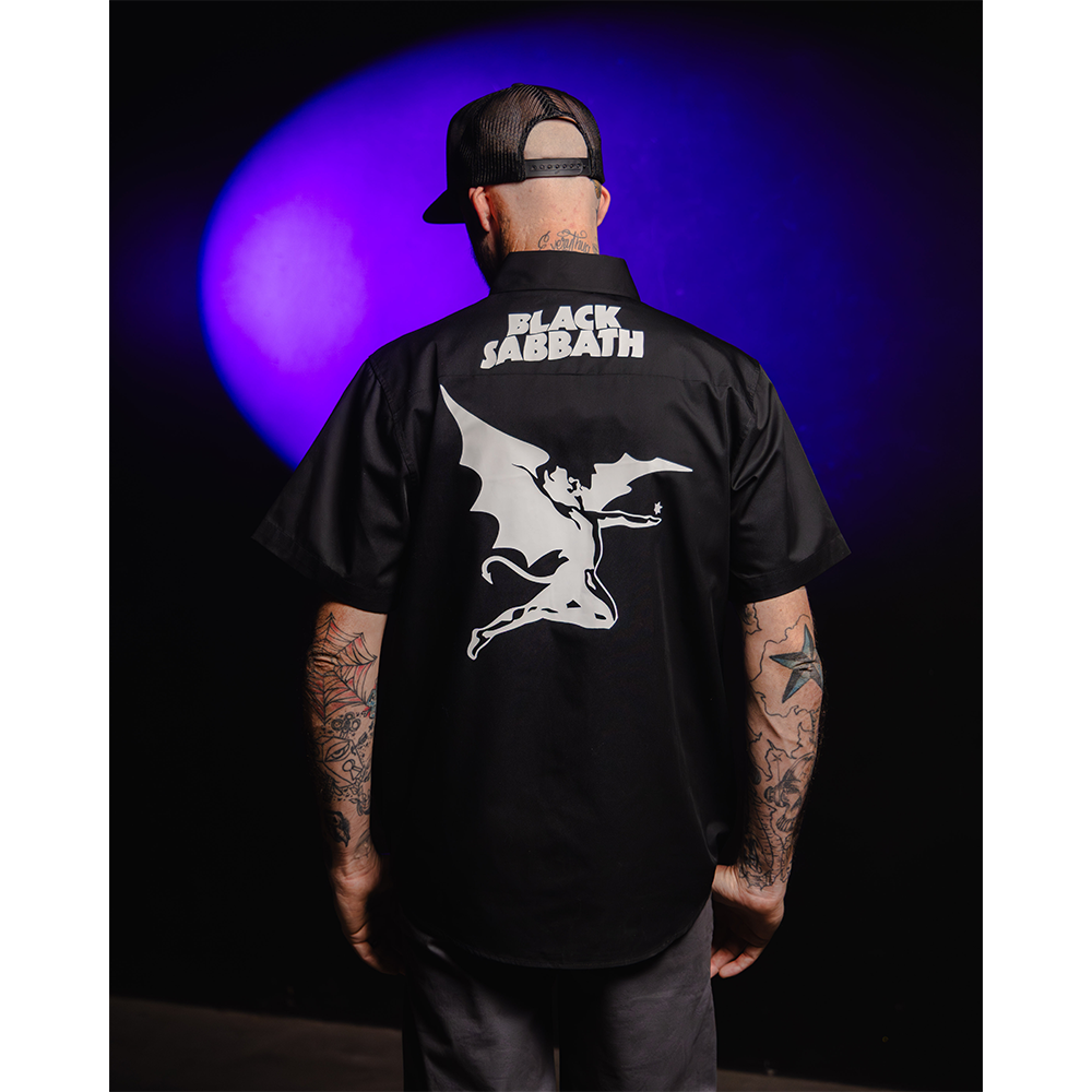 Dixxon x Black Sabbath Workforce Shirt Model Back Logo 2