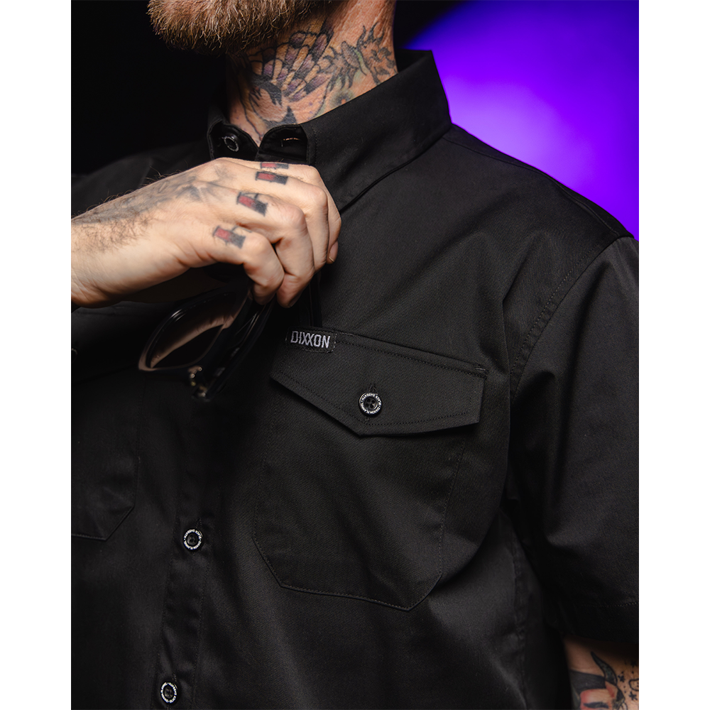 Dixxon x Black Sabbath Workforce Shirt Front Pocket Detail 2