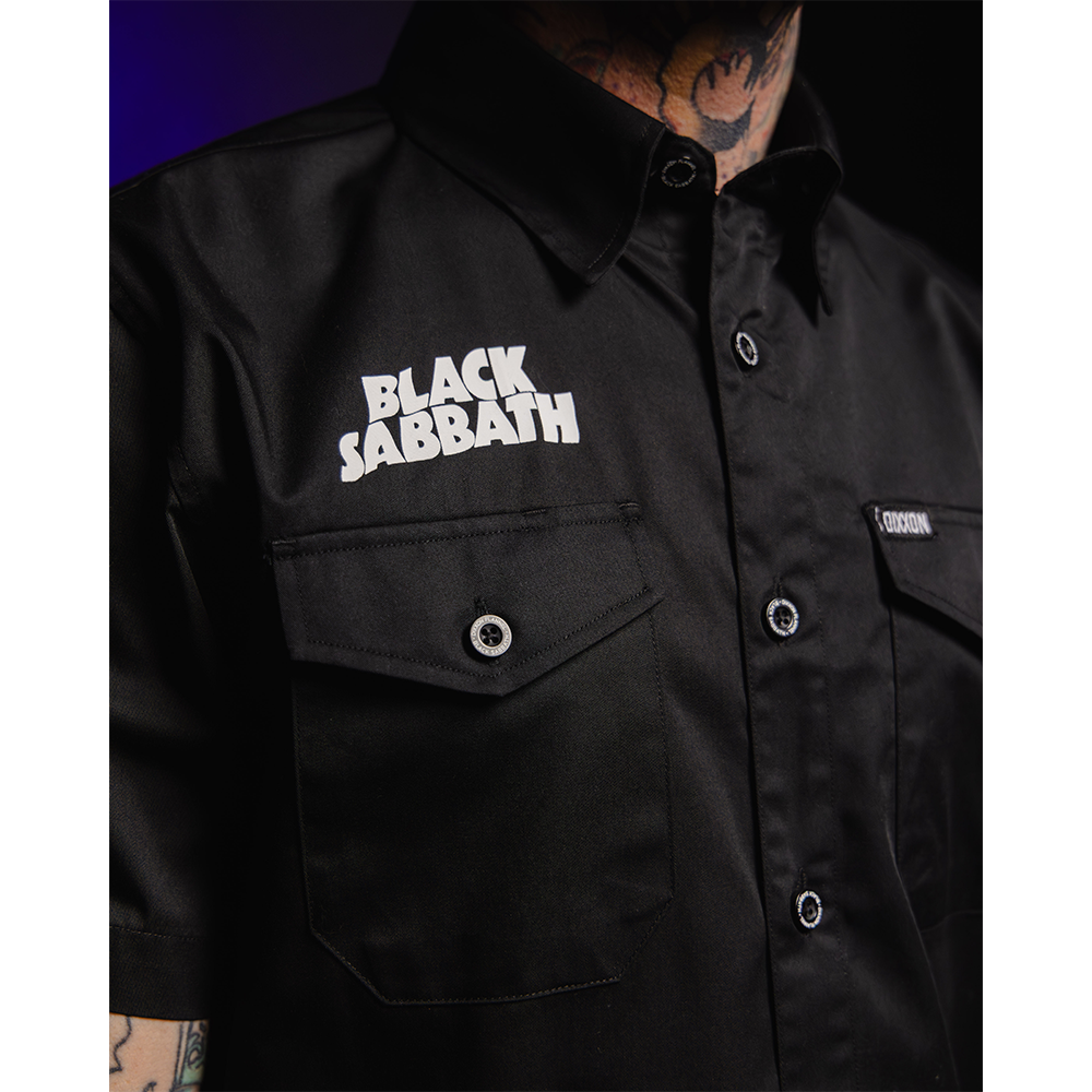 Dixxon x Black Sabbath Workforce Shirt Front Logo Detail
