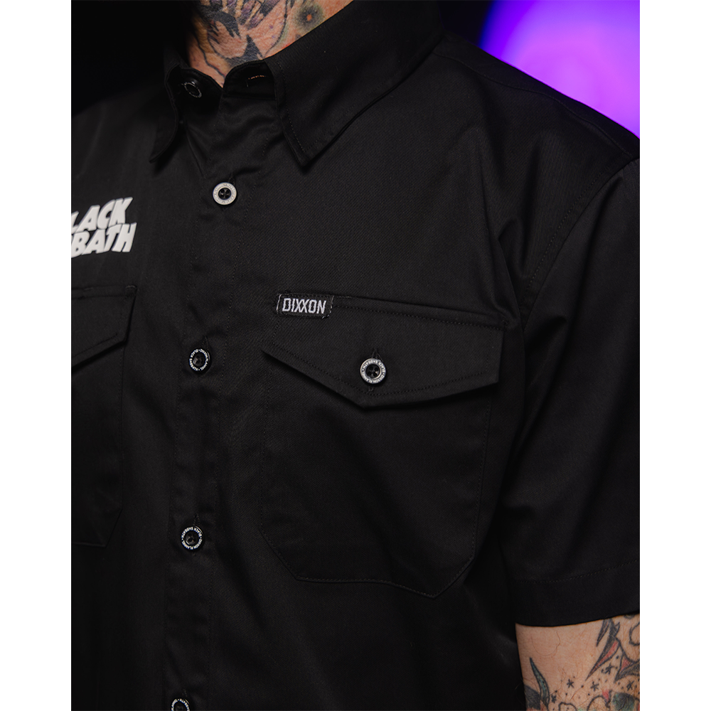 Dixxon x Black Sabbath Workforce Shirt Front Pocket Detail