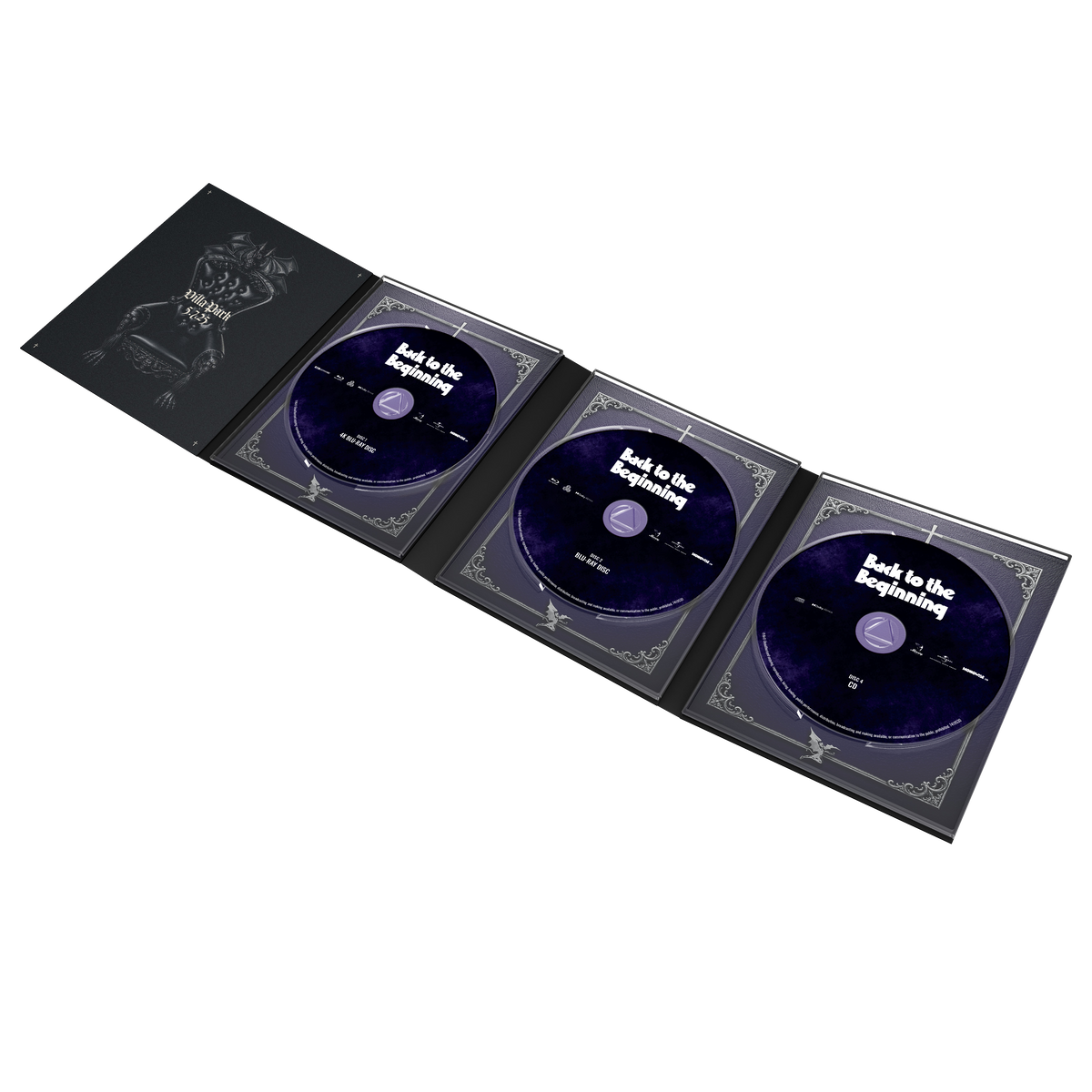 Ozzy & Black Sabbath: Back to the Beginning Blu Ray & CD open