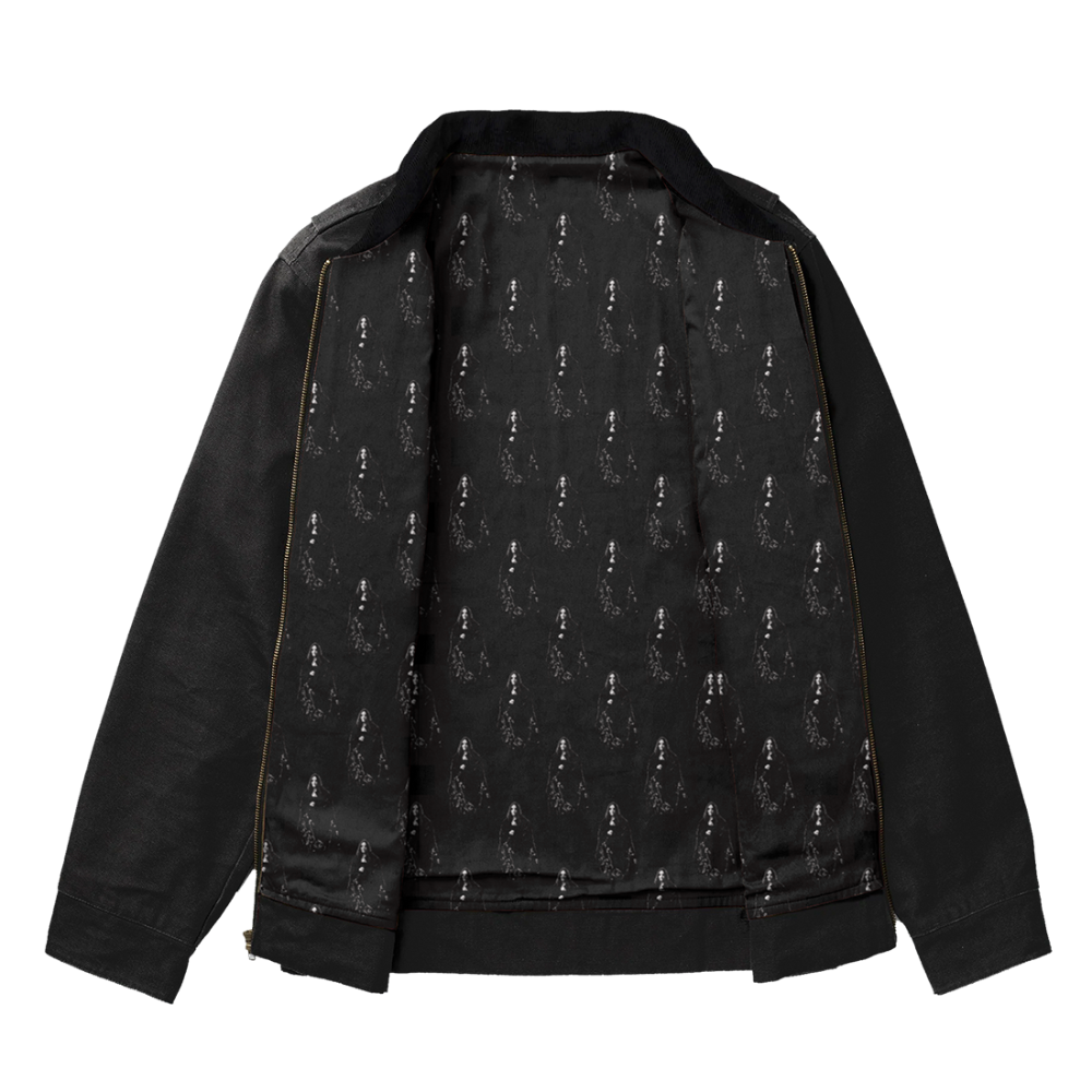 Self-Titled Heavy Black Work Jacket Inside