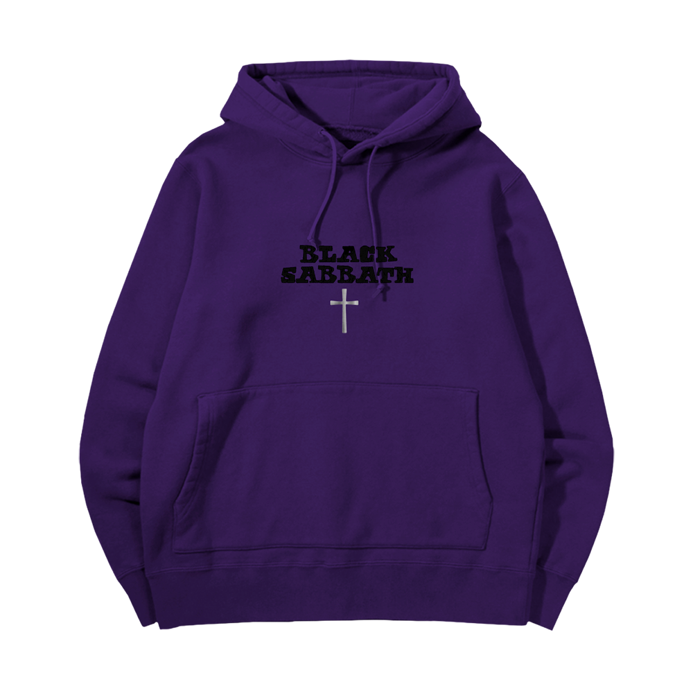 Paranoid Purple Hoodie Black Sabbath Official Store