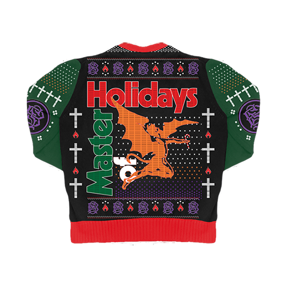 Black Sabbath Holiday Sweater Back