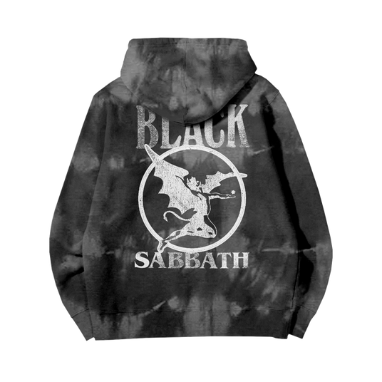 Black Sabbath Tie Dye Hoodie Back
