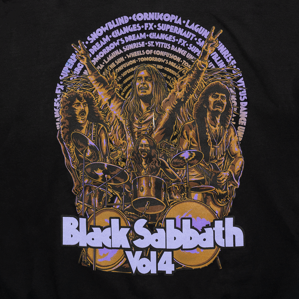 Vol. 4 Purple Sabbath Store – Hoodie Black Official