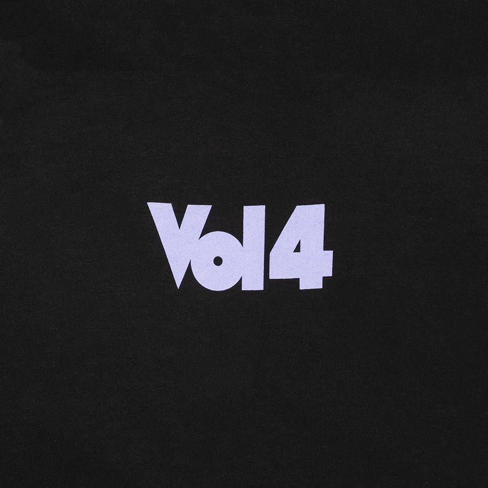 Vol. 4 Purple Hoodie Front Detail