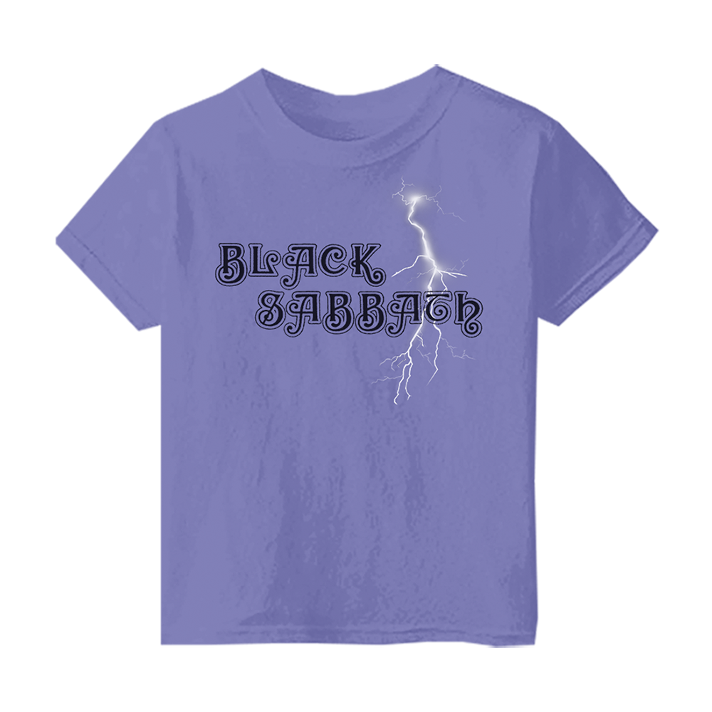 Lightning Bolt Purple Kids T-Shirt
