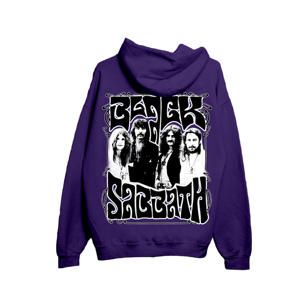 Purple Sabbath Zip Up Hoodie - Black Sabbath Official Store Purple Sabbath Zip Up Hoodie - Black Sabbath Official Store